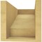Ekena Millwork 7"W x 14"D x 7"H Wide Clemmons Rough Cedar Woodgrain TimberThane Corbel, Primed Tan CORUR07X14X07CLERCPR - alternate 6